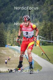 27.08.2022, Ruhpolding, Germany (GER): Nikola Kostoski (MKD) - IBU Summer Biathlon World Championships, sprint junior men, Ruhpolding (GER). www.nordicfocus.com. © Manzoni/NordicFocus. Every downloaded picture is fee-liable.