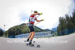 27.08.2022, Ruhpolding, Germany (GER): Fabian Kaskel (GER) - IBU Summer Biathlon World Championships, sprint junior men, Ruhpolding (GER). www.nordicfocus.com. © Manzoni/NordicFocus. Every downloaded picture is fee-liable.