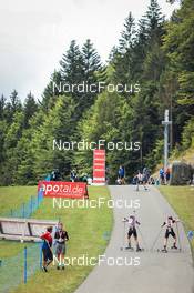 27.08.2022, Ruhpolding, Germany (GER): Undefined athlete competes - IBU Summer Biathlon World Championships, sprint junior men, Ruhpolding (GER). www.nordicfocus.com. © Manzoni/NordicFocus. Every downloaded picture is fee-liable.