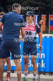 27.08.2022, Ruhpolding, Germany (GER): Vincent Bonacci (USA) - IBU Summer Biathlon World Championships, sprint junior men, Ruhpolding (GER). www.nordicfocus.com. © Manzoni/NordicFocus. Every downloaded picture is fee-liable.