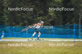 27.08.2022, Ruhpolding, Germany (GER): Jacob Weel Rosbo (DEN) - IBU Summer Biathlon World Championships, sprint junior men, Ruhpolding (GER). www.nordicfocus.com. © Manzoni/NordicFocus. Every downloaded picture is fee-liable.