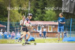 27.08.2022, Ruhpolding, Germany (GER): Sandra Bulina (LAT) - IBU Summer Biathlon World Championships, sprint junior women, Ruhpolding (GER). www.nordicfocus.com. © Manzoni/NordicFocus. Every downloaded picture is fee-liable.