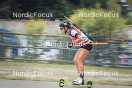 27.08.2022, Ruhpolding, Germany (GER): Lora Hristova (BUL) - IBU Summer Biathlon World Championships, sprint junior women, Ruhpolding (GER). www.nordicfocus.com. © Manzoni/NordicFocus. Every downloaded picture is fee-liable.