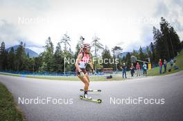 27.08.2022, Ruhpolding, Germany (GER): Polina Yegorova (KAZ) - IBU Summer Biathlon World Championships, sprint junior women, Ruhpolding (GER). www.nordicfocus.com. © Manzoni/NordicFocus. Every downloaded picture is fee-liable.