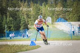 27.08.2022, Ruhpolding, Germany (GER): Olli Hiidensalo (FIN) - IBU Summer Biathlon World Championships, sprint men, Ruhpolding (GER). www.nordicfocus.com. © Manzoni/NordicFocus. Every downloaded picture is fee-liable.