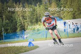 27.08.2022, Ruhpolding, Germany (GER): Sergey Sirik (KAZ) - IBU Summer Biathlon World Championships, sprint men, Ruhpolding (GER). www.nordicfocus.com. © Manzoni/NordicFocus. Every downloaded picture is fee-liable.