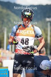 27.08.2022, Ruhpolding, Germany (GER): Dmytro Pidruchnyi (UKR) - IBU Summer Biathlon World Championships, sprint men, Ruhpolding (GER). www.nordicfocus.com. © Manzoni/NordicFocus. Every downloaded picture is fee-liable.