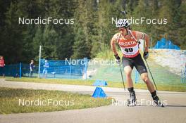 27.08.2022, Ruhpolding, Germany (GER): Niklas Hartweg (SUI) - IBU Summer Biathlon World Championships, sprint men, Ruhpolding (GER). www.nordicfocus.com. © Manzoni/NordicFocus. Every downloaded picture is fee-liable.