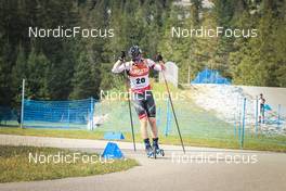 27.08.2022, Ruhpolding, Germany (GER): Joachim Weel Rosbo (DEN) - IBU Summer Biathlon World Championships, sprint men, Ruhpolding (GER). www.nordicfocus.com. © Manzoni/NordicFocus. Every downloaded picture is fee-liable.