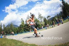 27.08.2022, Ruhpolding, Germany (GER): Didier Bionaz (ITA) - IBU Summer Biathlon World Championships, sprint men, Ruhpolding (GER). www.nordicfocus.com. © Manzoni/NordicFocus. Every downloaded picture is fee-liable.