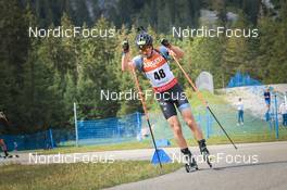 27.08.2022, Ruhpolding, Germany (GER): Dmytro Pidruchnyi (UKR) - IBU Summer Biathlon World Championships, sprint men, Ruhpolding (GER). www.nordicfocus.com. © Manzoni/NordicFocus. Every downloaded picture is fee-liable.