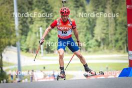 27.08.2022, Ruhpolding, Germany (GER): Michal Krcmar (CZE) - IBU Summer Biathlon World Championships, sprint men, Ruhpolding (GER). www.nordicfocus.com. © Manzoni/NordicFocus. Every downloaded picture is fee-liable.