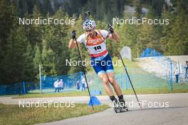 27.08.2022, Ruhpolding, Germany (GER): Olli Hiidensalo (FIN) - IBU Summer Biathlon World Championships, sprint men, Ruhpolding (GER). www.nordicfocus.com. © Manzoni/NordicFocus. Every downloaded picture is fee-liable.