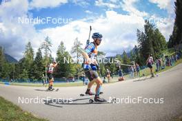 27.08.2022, Ruhpolding, Germany (GER): Florent Claude (BEL) - IBU Summer Biathlon World Championships, sprint men, Ruhpolding (GER). www.nordicfocus.com. © Manzoni/NordicFocus. Every downloaded picture is fee-liable.