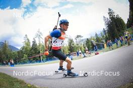 27.08.2022, Ruhpolding, Germany (GER): Alexandr Mukhin (KAZ) - IBU Summer Biathlon World Championships, sprint men, Ruhpolding (GER). www.nordicfocus.com. © Manzoni/NordicFocus. Every downloaded picture is fee-liable.