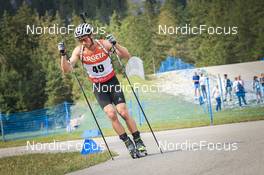 27.08.2022, Ruhpolding, Germany (GER): Niklas Hartweg (SUI) - IBU Summer Biathlon World Championships, sprint men, Ruhpolding (GER). www.nordicfocus.com. © Manzoni/NordicFocus. Every downloaded picture is fee-liable.