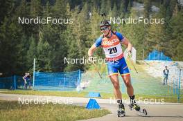 27.08.2022, Ruhpolding, Germany (GER): Cornel Puchianu (ROU) - IBU Summer Biathlon World Championships, sprint men, Ruhpolding (GER). www.nordicfocus.com. © Manzoni/NordicFocus. Every downloaded picture is fee-liable.