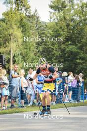 27.08.2022, Ruhpolding, Germany (GER): Oskar Brandt (SWE) - IBU Summer Biathlon World Championships, sprint men, Ruhpolding (GER). www.nordicfocus.com. © Manzoni/NordicFocus. Every downloaded picture is fee-liable.