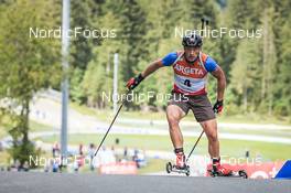 27.08.2022, Ruhpolding, Germany (GER): Przemyslaw Pancerz (POL) - IBU Summer Biathlon World Championships, sprint men, Ruhpolding (GER). www.nordicfocus.com. © Manzoni/NordicFocus. Every downloaded picture is fee-liable.