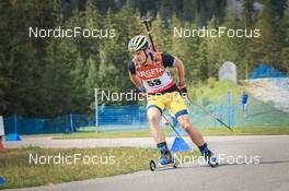 27.08.2022, Ruhpolding, Germany (GER): Jesper Nelin (SWE) - IBU Summer Biathlon World Championships, sprint men, Ruhpolding (GER). www.nordicfocus.com. © Manzoni/NordicFocus. Every downloaded picture is fee-liable.