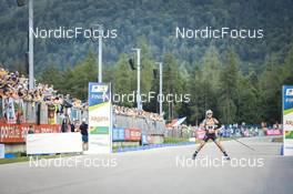 27.08.2022, Ruhpolding, Germany (GER): Taras Lesiuk (UKR) - IBU Summer Biathlon World Championships, sprint men, Ruhpolding (GER). www.nordicfocus.com. © Manzoni/NordicFocus. Every downloaded picture is fee-liable.