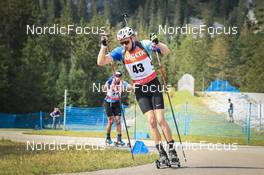 27.08.2022, Ruhpolding, Germany (GER): Kristo Siimer (EST) - IBU Summer Biathlon World Championships, sprint men, Ruhpolding (GER). www.nordicfocus.com. © Manzoni/NordicFocus. Every downloaded picture is fee-liable.