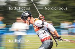 27.08.2022, Ruhpolding, Germany (GER): Sandro Bovisi (SUI) - IBU Summer Biathlon World Championships, sprint men, Ruhpolding (GER). www.nordicfocus.com. © Manzoni/NordicFocus. Every downloaded picture is fee-liable.