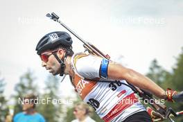27.08.2022, Ruhpolding, Germany (GER): Serafin Wiestner (SUI) - IBU Summer Biathlon World Championships, sprint men, Ruhpolding (GER). www.nordicfocus.com. © Manzoni/NordicFocus. Every downloaded picture is fee-liable.