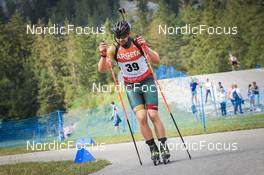 27.08.2022, Ruhpolding, Germany (GER): Stepan Terentjev (LTU) - IBU Summer Biathlon World Championships, sprint men, Ruhpolding (GER). www.nordicfocus.com. © Manzoni/NordicFocus. Every downloaded picture is fee-liable.