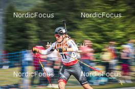 27.08.2022, Ruhpolding, Germany (GER): Laurin Fravi (SUI) - IBU Summer Biathlon World Championships, sprint men, Ruhpolding (GER). www.nordicfocus.com. © Manzoni/NordicFocus. Every downloaded picture is fee-liable.