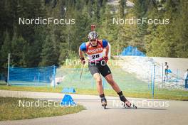 27.08.2022, Ruhpolding, Germany (GER): Florent Claude (BEL) - IBU Summer Biathlon World Championships, sprint men, Ruhpolding (GER). www.nordicfocus.com. © Manzoni/NordicFocus. Every downloaded picture is fee-liable.