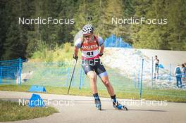 27.08.2022, Ruhpolding, Germany (GER): Anton Dudchenko (UKR) - IBU Summer Biathlon World Championships, sprint men, Ruhpolding (GER). www.nordicfocus.com. © Manzoni/NordicFocus. Every downloaded picture is fee-liable.