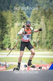 27.08.2022, Ruhpolding, Germany (GER): Johannes Kuehn (GER) - IBU Summer Biathlon World Championships, sprint men, Ruhpolding (GER). www.nordicfocus.com. © Manzoni/NordicFocus. Every downloaded picture is fee-liable.