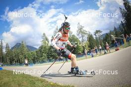 27.08.2022, Ruhpolding, Germany (GER): Sebastian Stalder (SUI) - IBU Summer Biathlon World Championships, sprint men, Ruhpolding (GER). www.nordicfocus.com. © Manzoni/NordicFocus. Every downloaded picture is fee-liable.