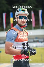 27.08.2022, Ruhpolding, Germany (GER): Taras Lesiuk (UKR) - IBU Summer Biathlon World Championships, sprint men, Ruhpolding (GER). www.nordicfocus.com. © Manzoni/NordicFocus. Every downloaded picture is fee-liable.