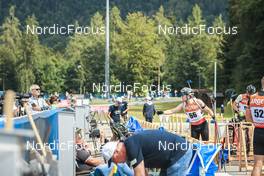 27.08.2022, Ruhpolding, Germany (GER): Danil Beletskiy (KAZ) - IBU Summer Biathlon World Championships, sprint men, Ruhpolding (GER). www.nordicfocus.com. © Manzoni/NordicFocus. Every downloaded picture is fee-liable.