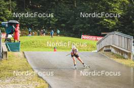 27.08.2022, Ruhpolding, Germany (GER): Undefined athlete competes - IBU Summer Biathlon World Championships, sprint women, Ruhpolding (GER). www.nordicfocus.com. © Manzoni/NordicFocus. Every downloaded picture is fee-liable.