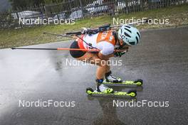 27.08.2022, Ruhpolding, Germany (GER): Baiba Bendika (LAT) - IBU Summer Biathlon World Championships, sprint women, Ruhpolding (GER). www.nordicfocus.com. © Manzoni/NordicFocus. Every downloaded picture is fee-liable.