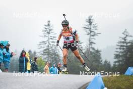 27.08.2022, Ruhpolding, Germany (GER): Dunja Zdouc (AUT) - IBU Summer Biathlon World Championships, sprint women, Ruhpolding (GER). www.nordicfocus.com. © Manzoni/NordicFocus. Every downloaded picture is fee-liable.