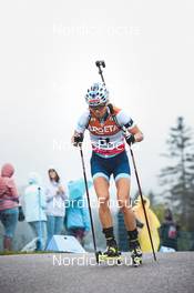27.08.2022, Ruhpolding, Germany (GER): Mari Eder (FIN) - IBU Summer Biathlon World Championships, sprint women, Ruhpolding (GER). www.nordicfocus.com. © Manzoni/NordicFocus. Every downloaded picture is fee-liable.