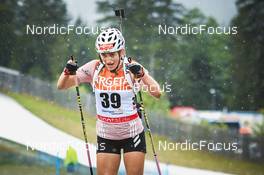 27.08.2022, Ruhpolding, Germany (GER): Juliane Fruehwirt (GER) - IBU Summer Biathlon World Championships, sprint women, Ruhpolding (GER). www.nordicfocus.com. © Manzoni/NordicFocus. Every downloaded picture is fee-liable.