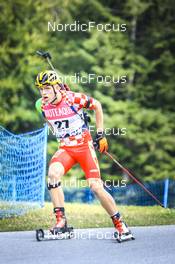 25.08.2022, Ruhpolding, Germany (GER): Matija Legovic (CRO) - IBU Summer Biathlon World Championships, super sprint junior men, Ruhpolding (GER). www.nordicfocus.com. © Manzoni/NordicFocus. Every downloaded picture is fee-liable.