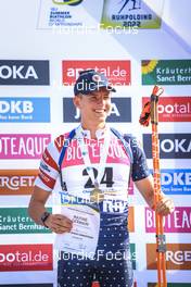 25.08.2022, Ruhpolding, Germany (GER): Maxime Germain (USA) - IBU Summer Biathlon World Championships, super sprint junior men, Ruhpolding (GER). www.nordicfocus.com. © Manzoni/NordicFocus. Every downloaded picture is fee-liable.
