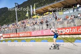 25.08.2022, Ruhpolding, Germany (GER): Otto Invenius (FIN) - IBU Summer Biathlon World Championships, super sprint junior men, Ruhpolding (GER). www.nordicfocus.com. © Manzoni/NordicFocus. Every downloaded picture is fee-liable.