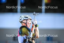 25.08.2022, Ruhpolding, Germany (GER): Maksim Fomin (LTU) - IBU Summer Biathlon World Championships, super sprint junior men, Ruhpolding (GER). www.nordicfocus.com. © Manzoni/NordicFocus. Every downloaded picture is fee-liable.