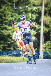25.08.2022, Ruhpolding, Germany (GER): Vitalii Mandzyn (UKR) - IBU Summer Biathlon World Championships, super sprint junior men, Ruhpolding (GER). www.nordicfocus.com. © Manzoni/NordicFocus. Every downloaded picture is fee-liable.