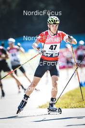 25.08.2022, Ruhpolding, Germany (GER): Asbjorn Boye (DEN) - IBU Summer Biathlon World Championships, super sprint junior men, Ruhpolding (GER). www.nordicfocus.com. © Manzoni/NordicFocus. Every downloaded picture is fee-liable.