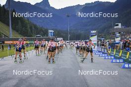25.08.2022, Ruhpolding, Germany (GER): Event Feature: Womens start of finals - IBU Summer Biathlon World Championships, super sprint junior women, Ruhpolding (GER). www.nordicfocus.com. © Manzoni/NordicFocus. Every downloaded picture is fee-liable.