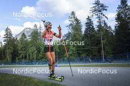25.08.2022, Ruhpolding, Germany (GER): Olena Horodna (UKR) - IBU Summer Biathlon World Championships, super sprint junior women, Ruhpolding (GER). www.nordicfocus.com. © Manzoni/NordicFocus. Every downloaded picture is fee-liable.