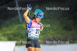 25.08.2022, Ruhpolding, Germany (GER): Valentina Dimitrova (BUL) - IBU Summer Biathlon World Championships, super sprint junior women, Ruhpolding (GER). www.nordicfocus.com. © Manzoni/NordicFocus. Every downloaded picture is fee-liable.